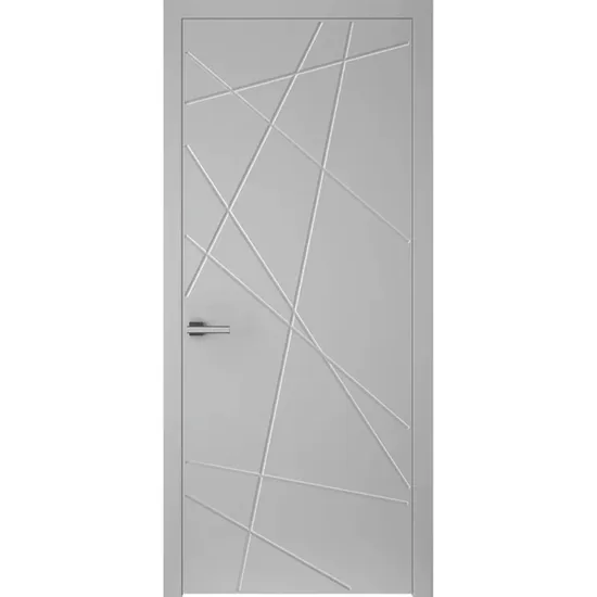 Iekšdurvis VERTIKAL pelēka pastele RAL 7047